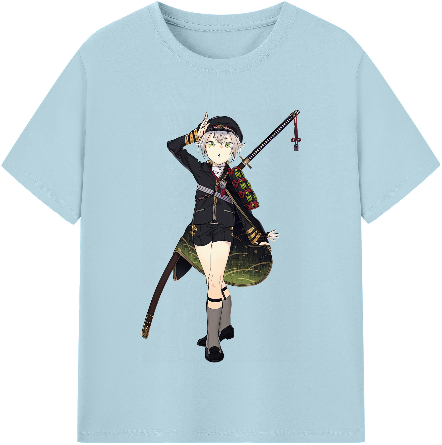 （画像用） 刀剣乱舞 Touken Ranbu 綿100％半袖Tシャツ（フロントプリント）